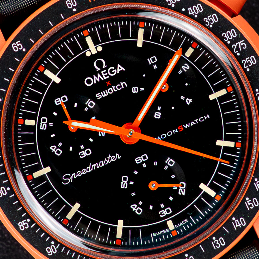 Mission on Earth Lava Moonswatch